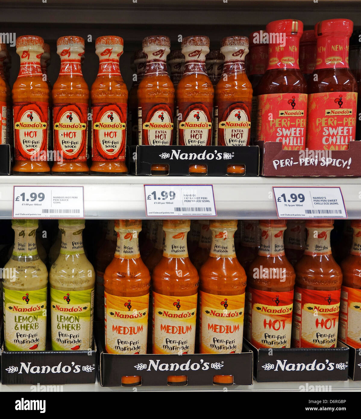 Sauce nandos Banque de photographies et d’images à haute résolution - Alamy