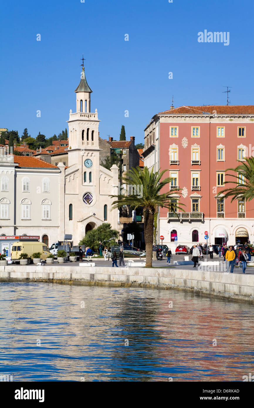 Eglise franciscaine à Split, Croatie, Europe Banque D'Images