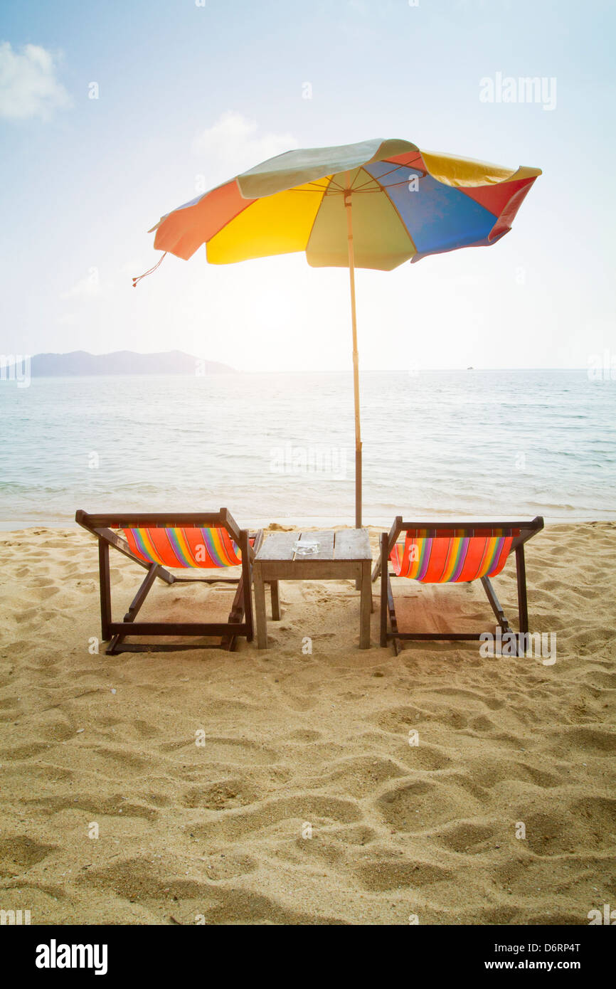 vacances à la plage Banque D'Images