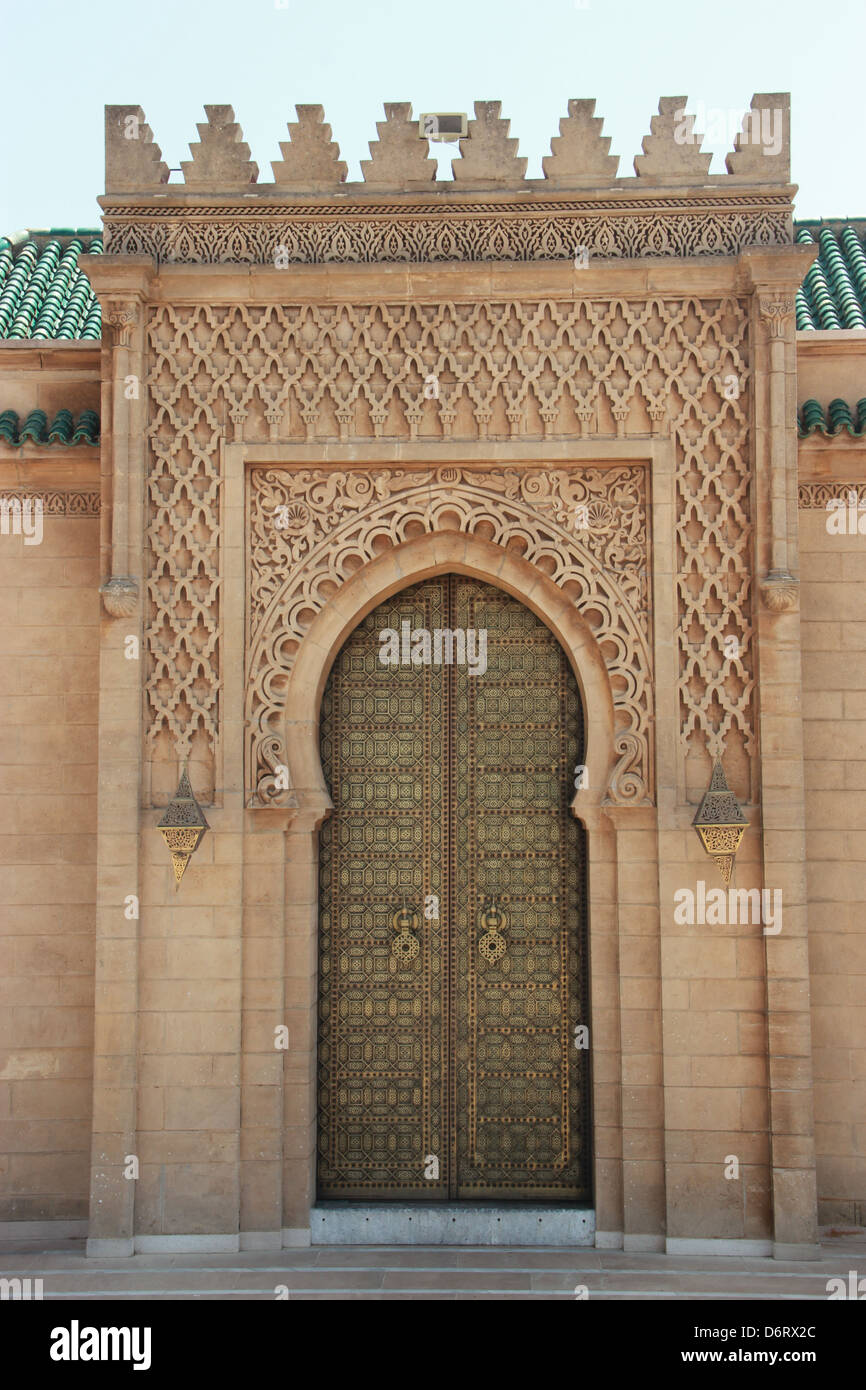 Porte de la mosquée Banque D'Images