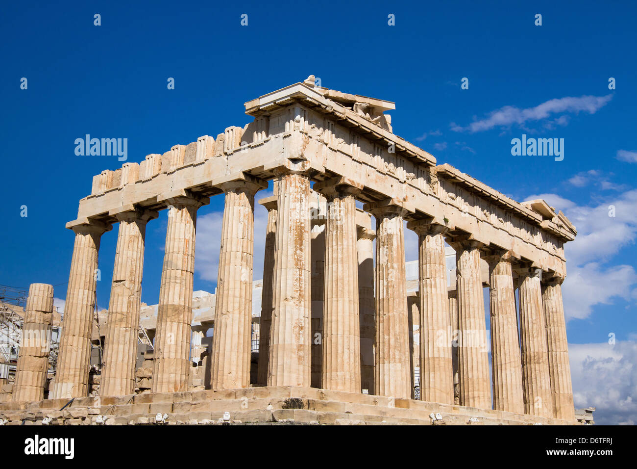 Acropole à Athènes, Parthénon, principal point de repère de la Grèce Banque D'Images