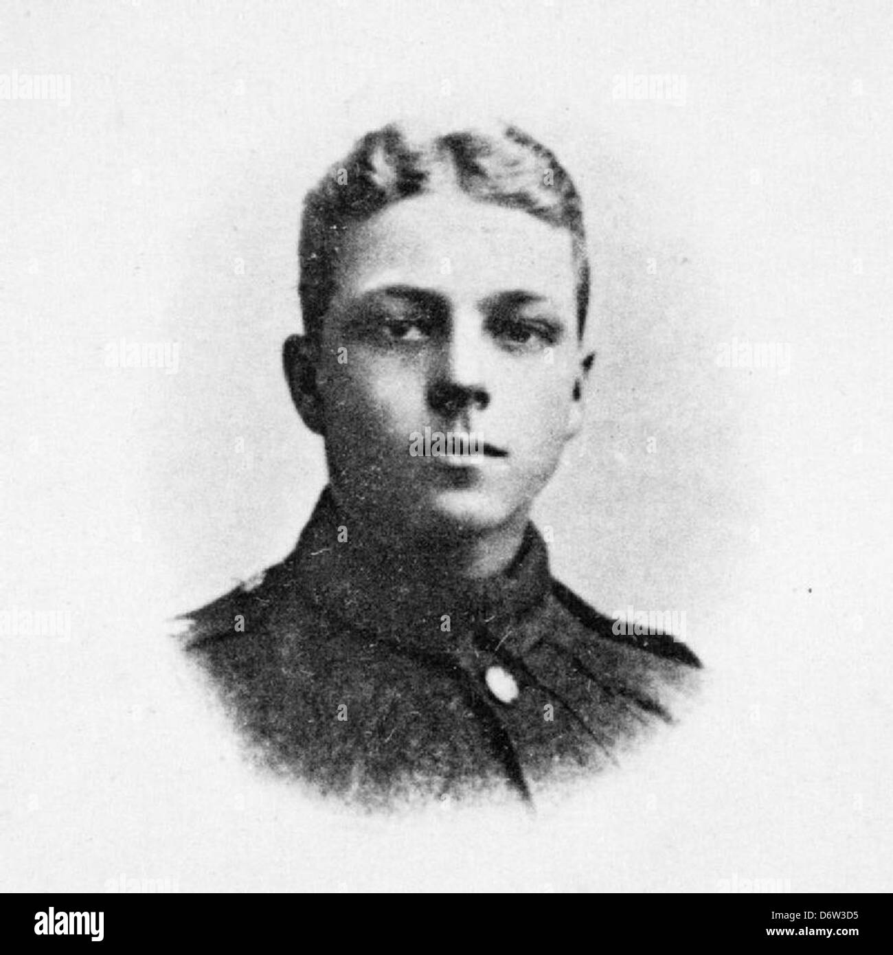Le soldat Thomas Mason a servi pendant la première Guerre mondiale sur le front occidental. Son rôle de soldat dans l'armée britannique reflète les nombreux soldats qui ont combattu et enduré des épreuves dans les tranchées pendant la Grande Guerre. Banque D'Images