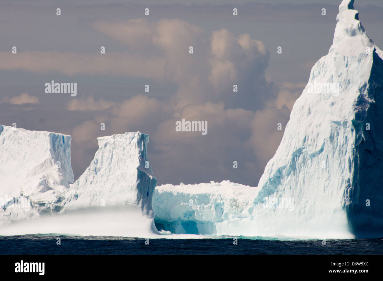 Le monde glacé de l'Antarctique Banque D'Images