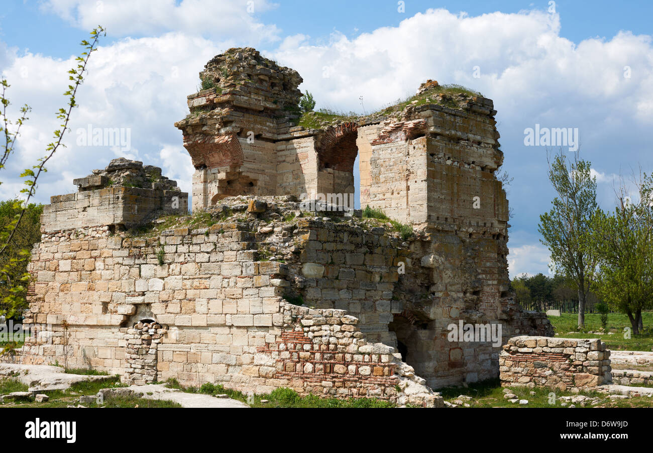 Reste de l'antique édifice byzantin à Edirne, Turquie Banque D'Images