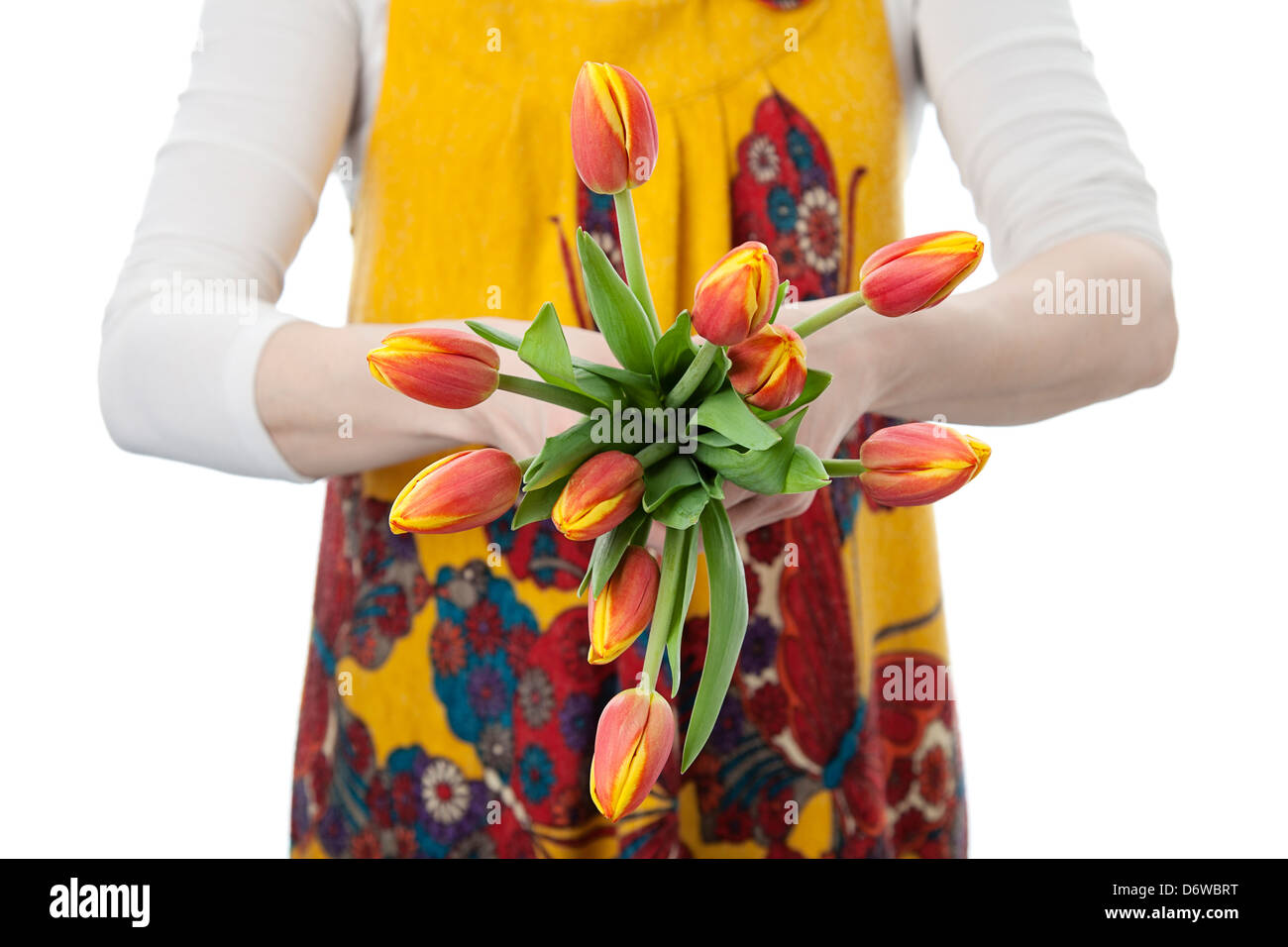 Joyeux Anniversaire Cadeaux Fleurs Photo Stock Alamy