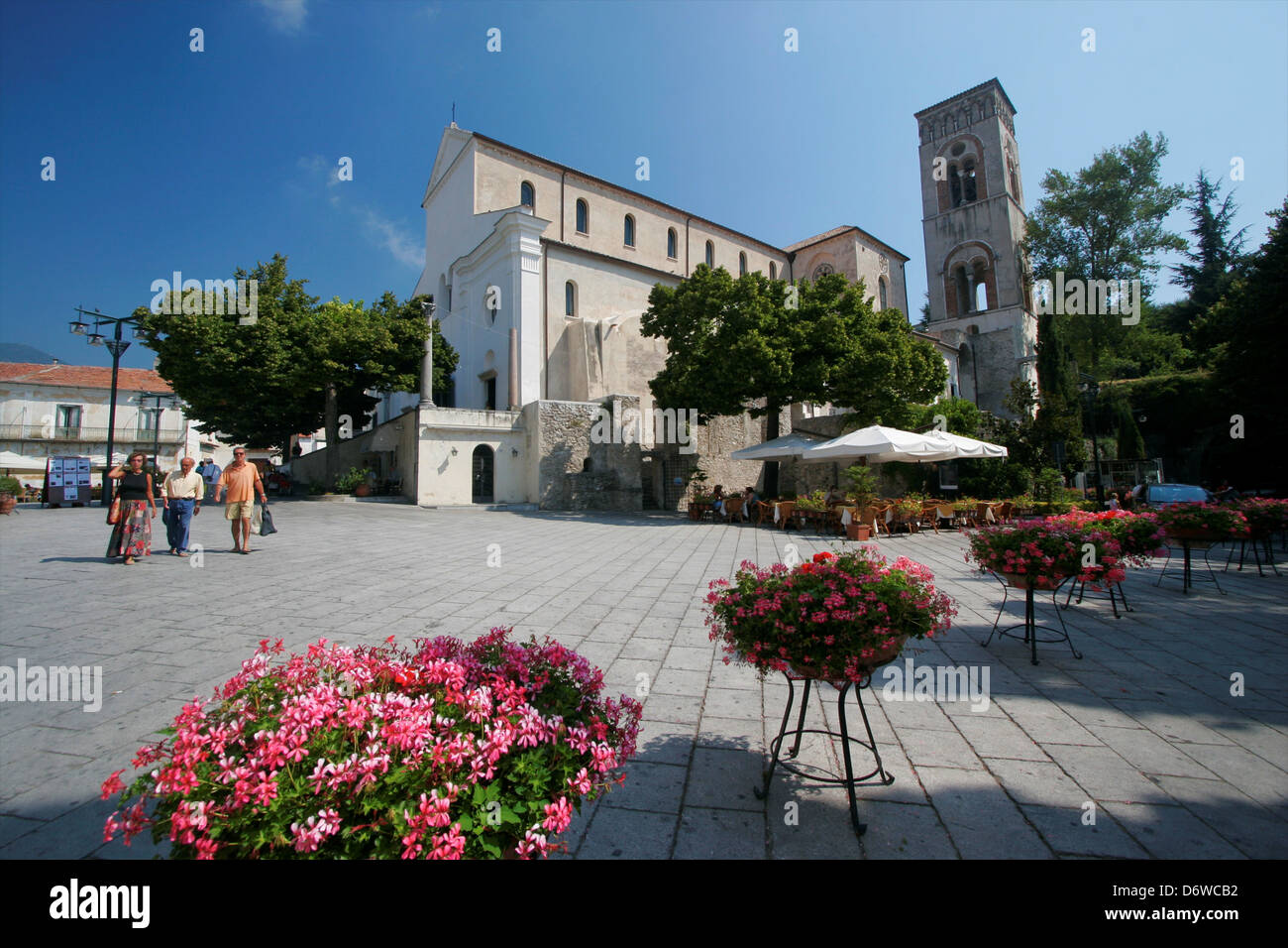 L'Italie, l'Riviera napolitaine, Ravello, Piazza del Duomo Banque D'Images