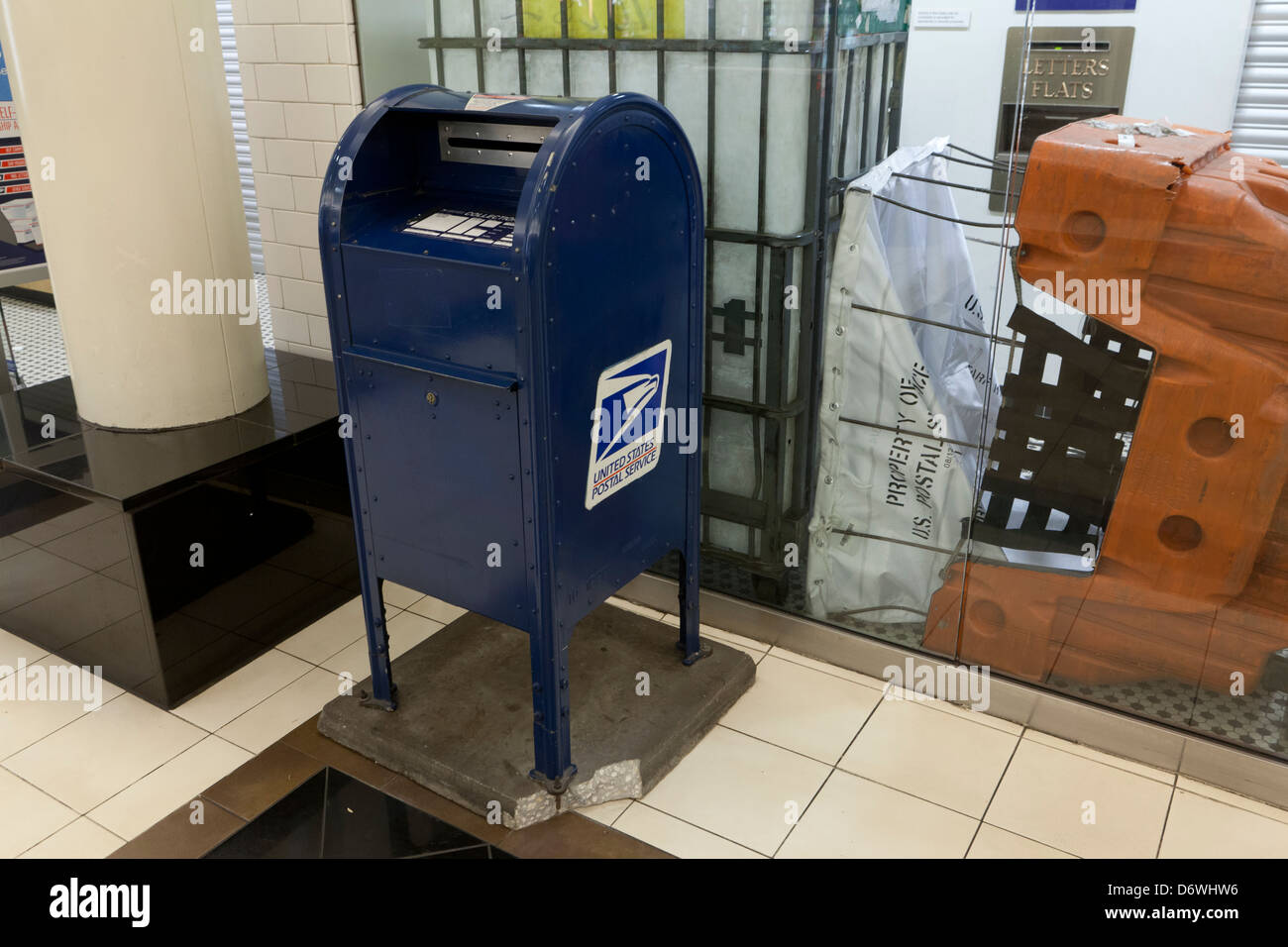Boîte aux lettres de l’USPS Banque D'Images