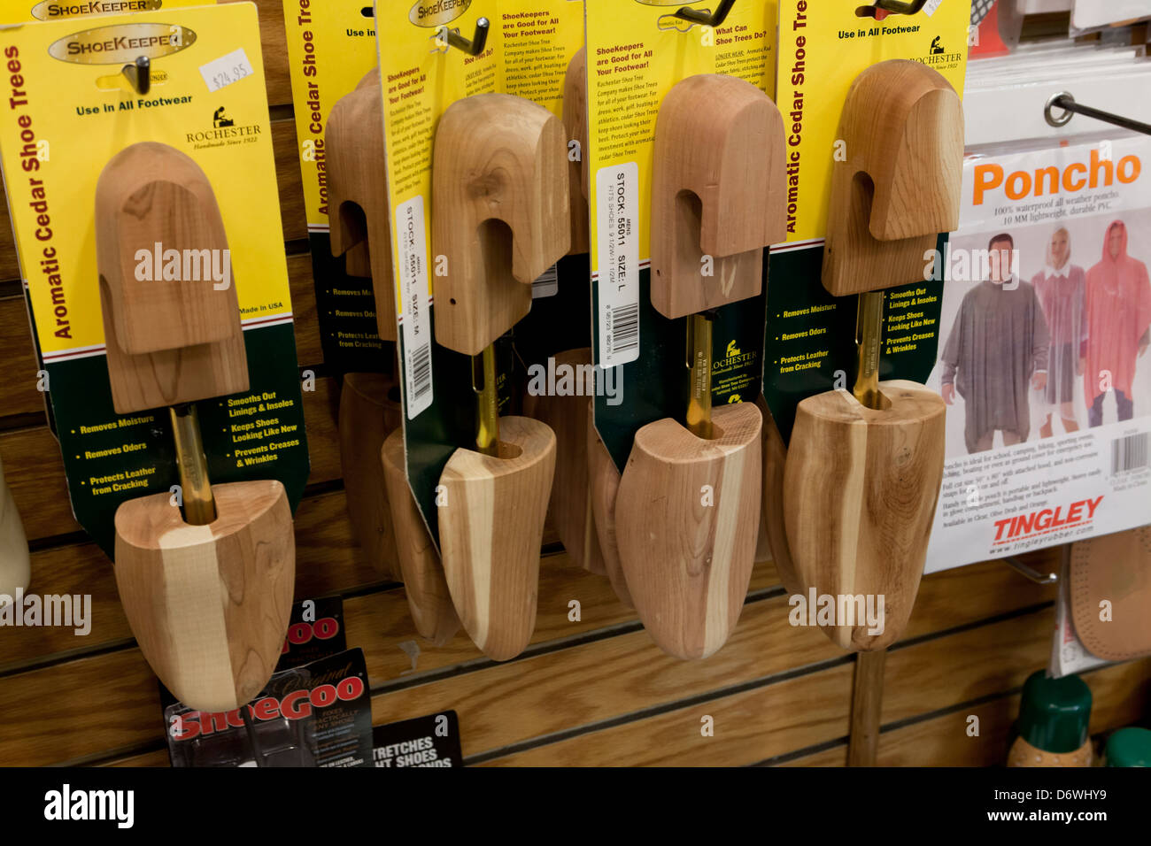 Formes d'affichage vente chaussure Banque D'Images