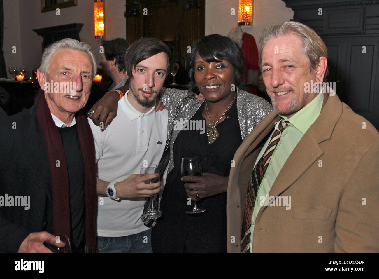 Eric Richards, Mark Wingett le maladroit Squad afterparty tenue à la Brown Vaults sur St Martins Lane - Londres, Angleterre Banque D'Images