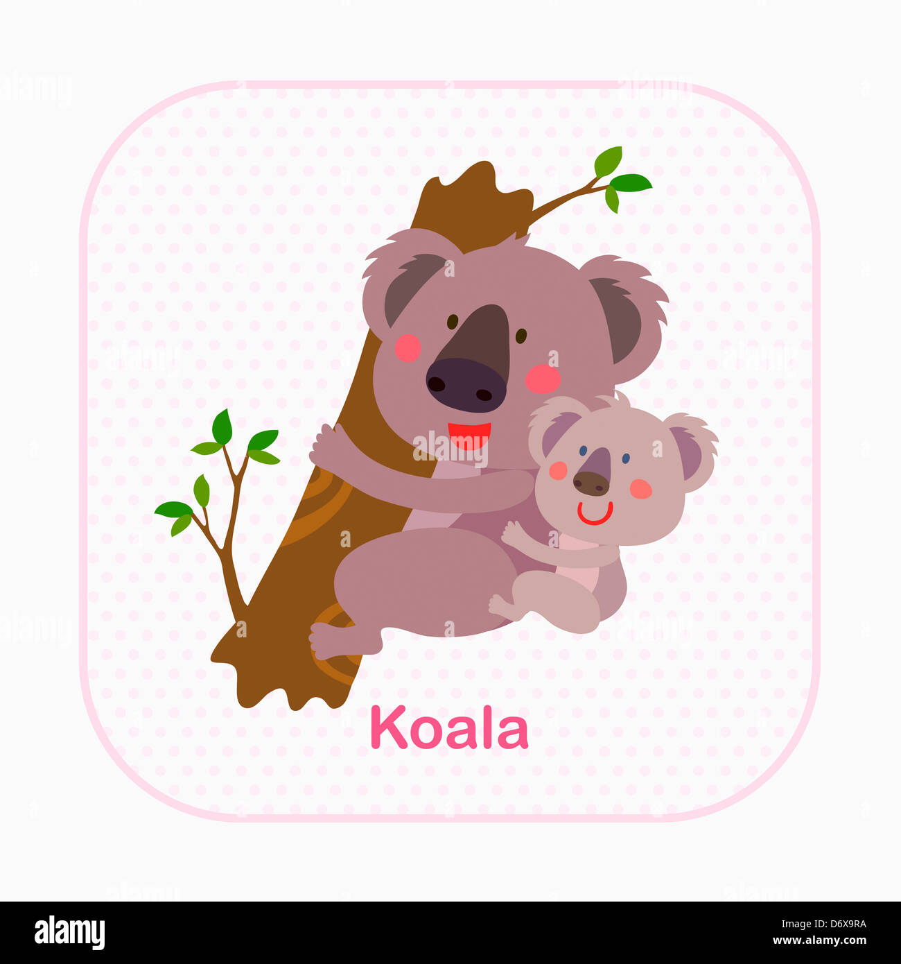 Illustration libre de koalas Banque D'Images