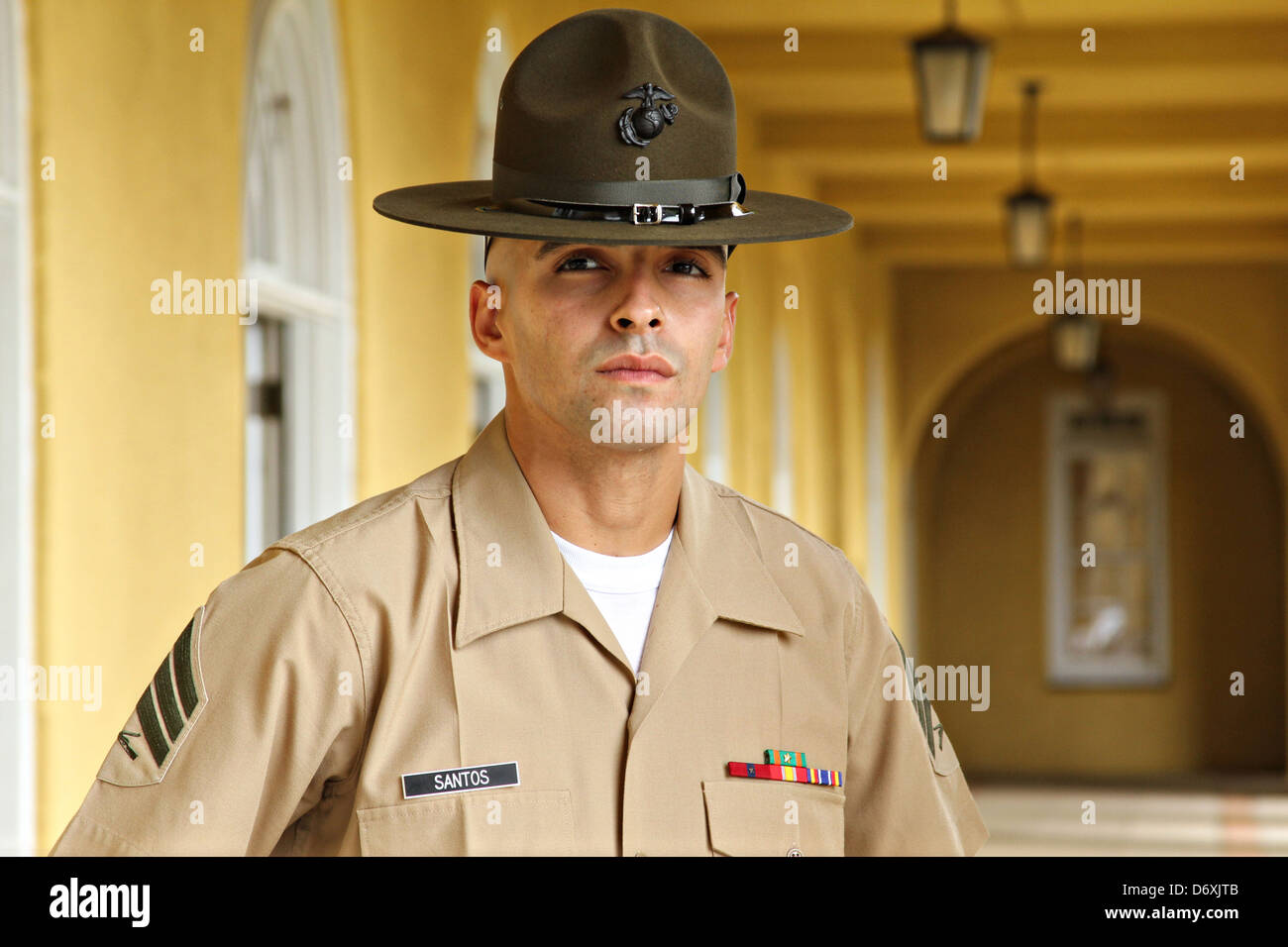 Us marine corps drill instructor Banque de photographies et d'images à  haute résolution - Alamy