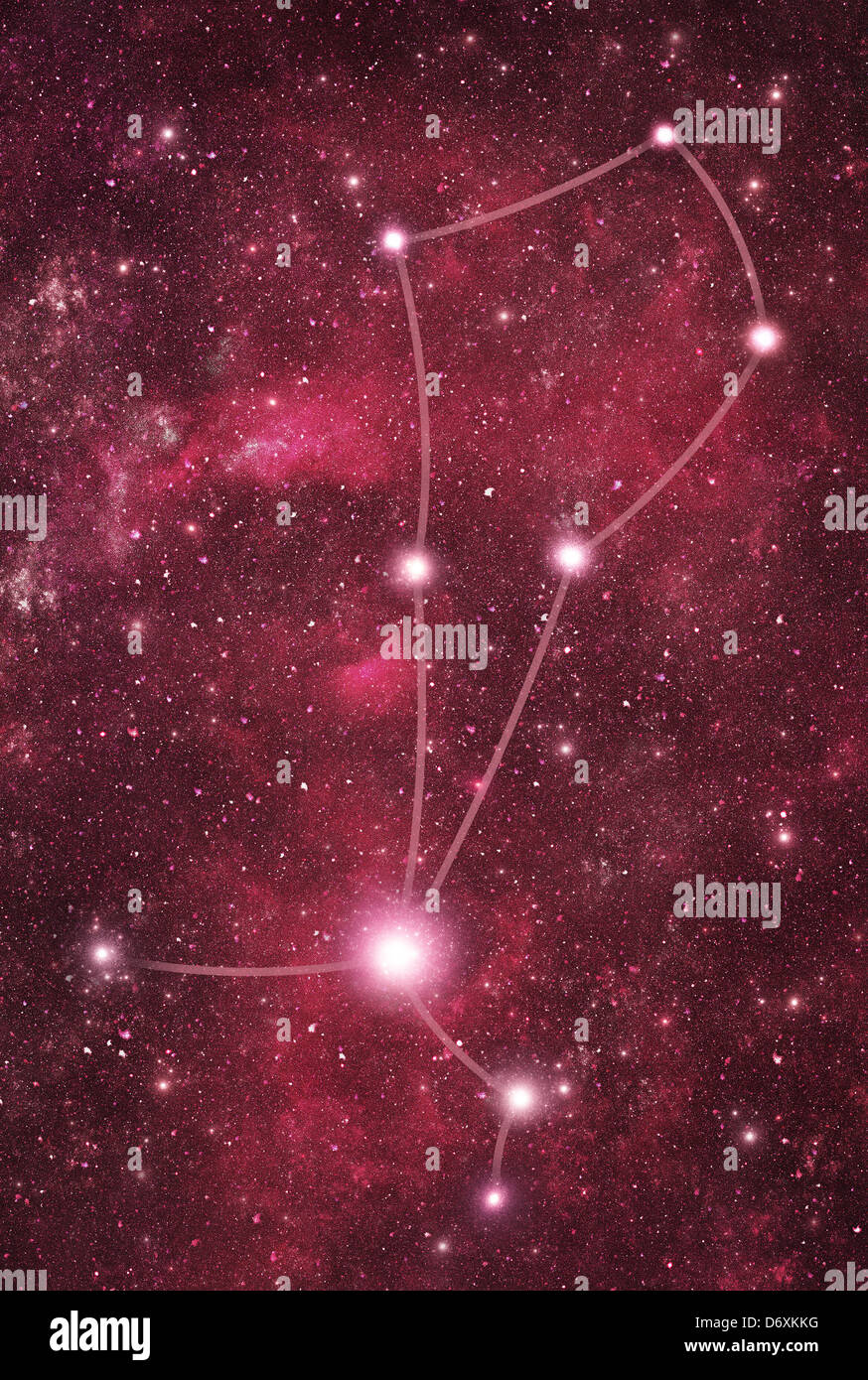 Bootes constellation space astronomy Banque de photographies et d ...