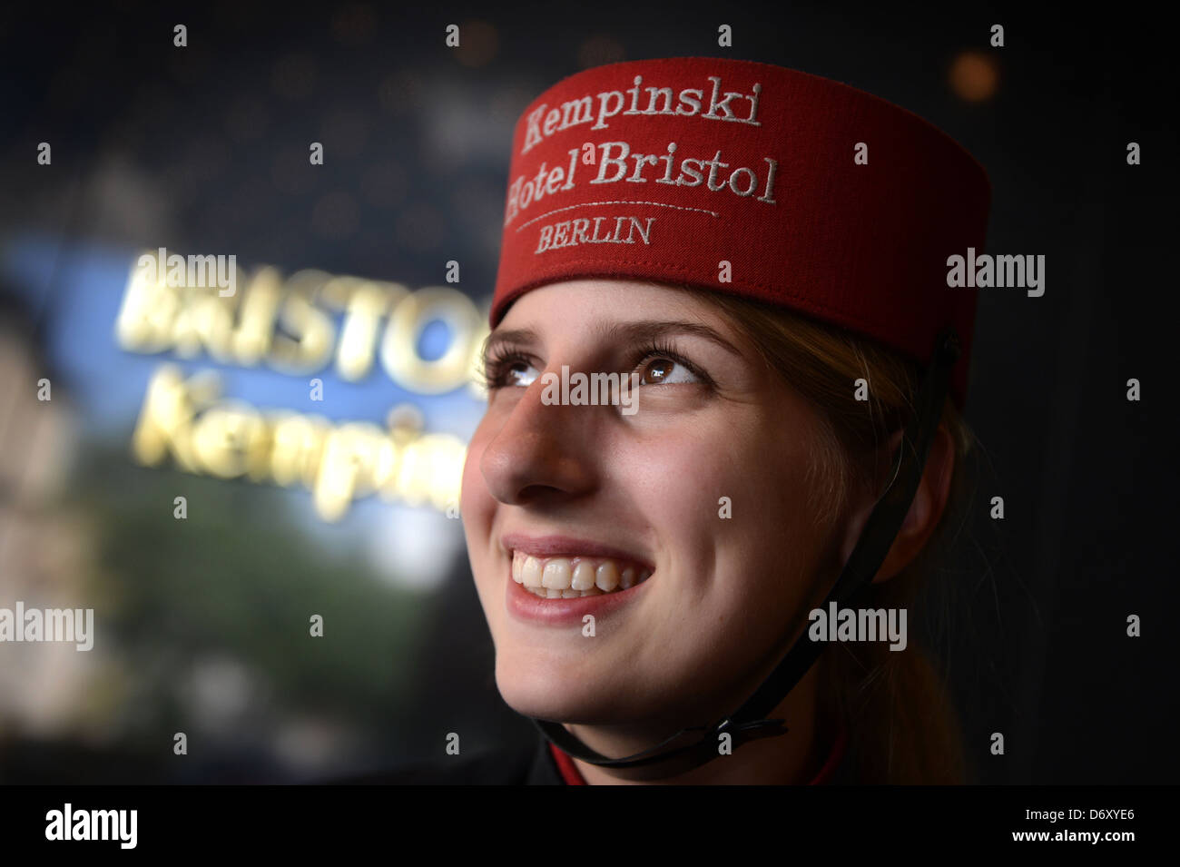 Berlin, Allemagne, la page avant de l'hôtel Kempinski Bristol Berlin Banque D'Images