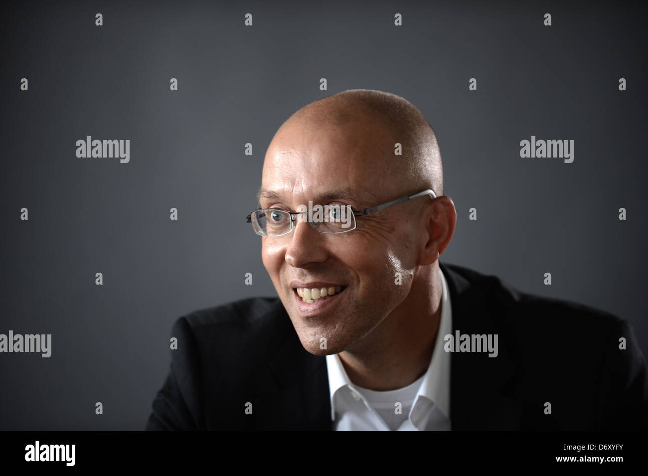 Berlin, Allemagne, Joerg Asmussen, Directeur de la BCE, dans une interview du SPD Banque D'Images