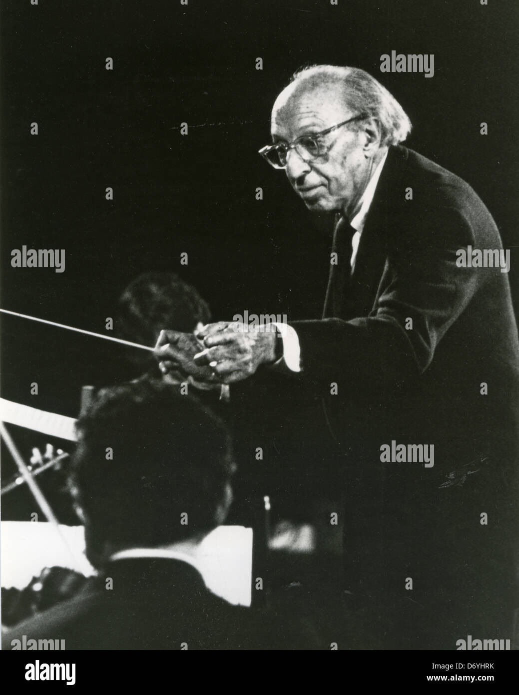AARON COPLAND (1900-1990), compositeur américain de 1970 Banque D'Images