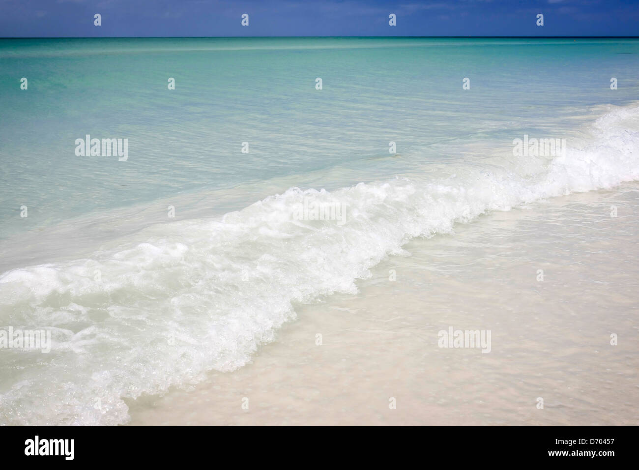 Le sable blanc, l'eau verte et ciel bleu faire la Siesta Key Beach n°1 en Amérique latine Banque D'Images