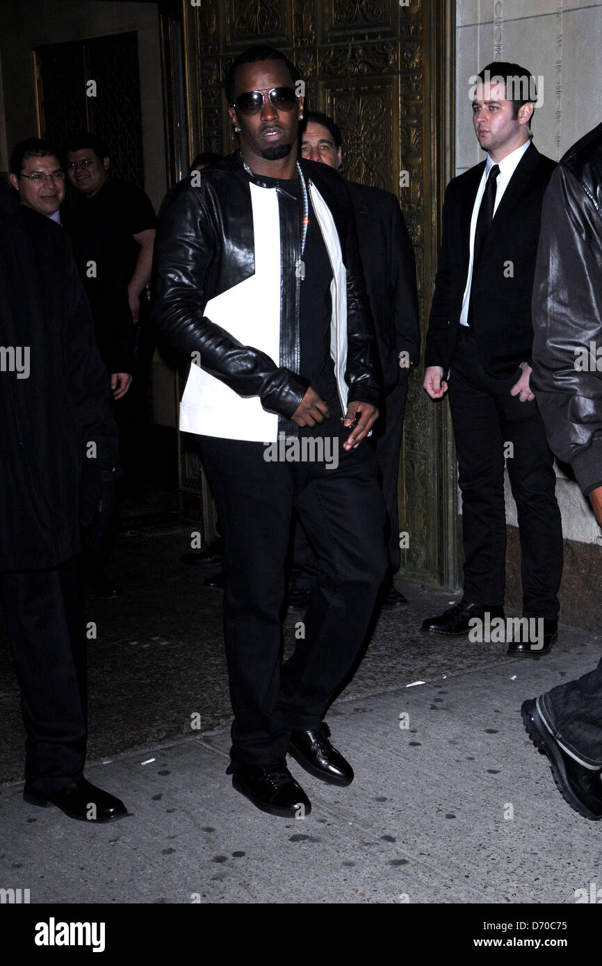 P Diddy, de son vrai nom Sean Combs, le Caesars Entertainment kicks-off échapper à Total Rewards à Gotham Hall des Départs - New York Banque D'Images