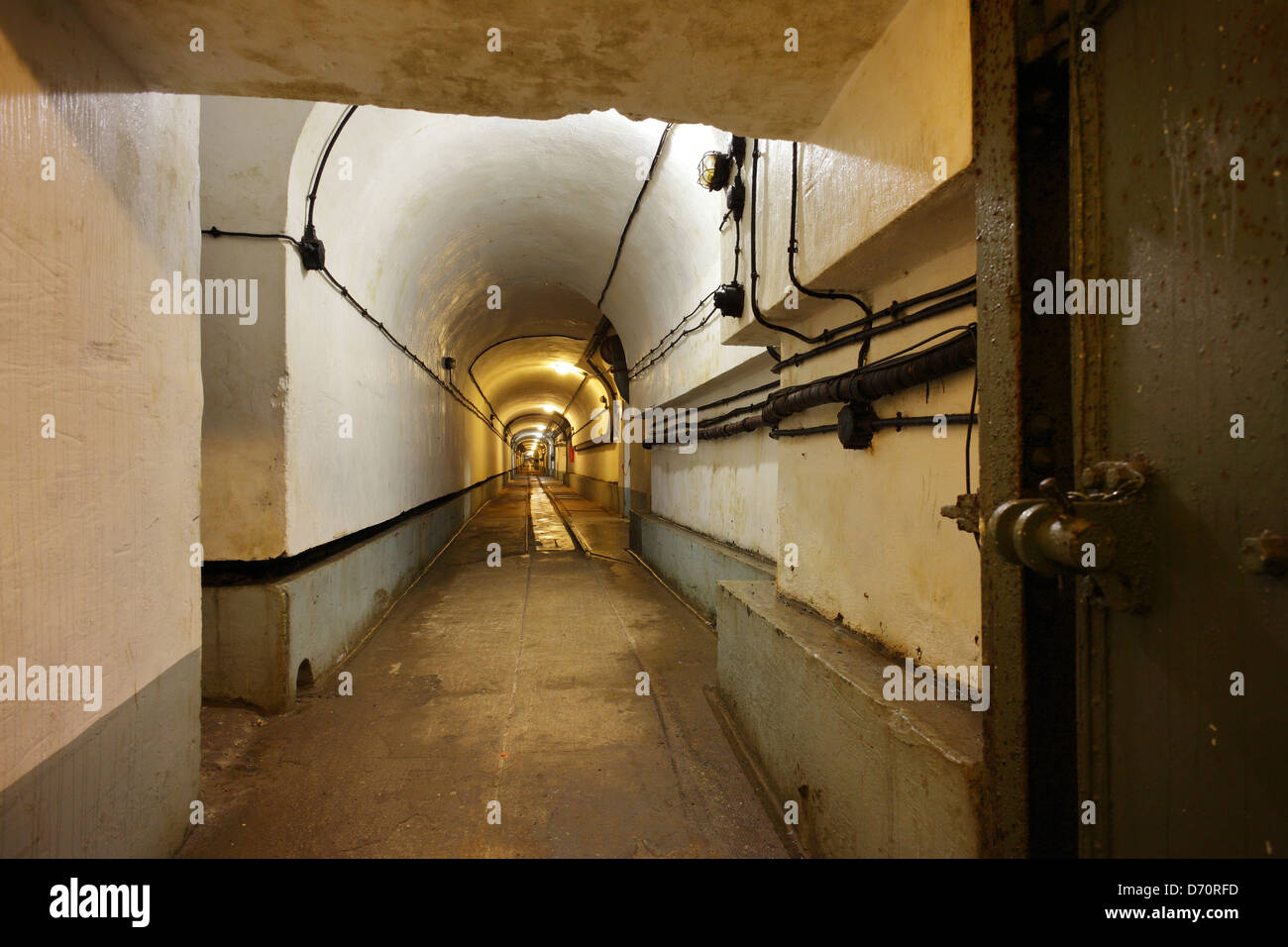 Le Barcarès, France, Bunker 4-a-chaux de la Ligne Maginot Banque D'Images