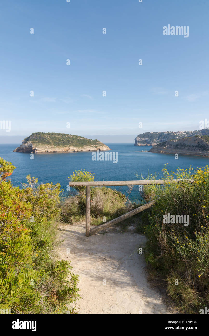 Baie de Javea, Costa Blanca, Espagne Banque D'Images