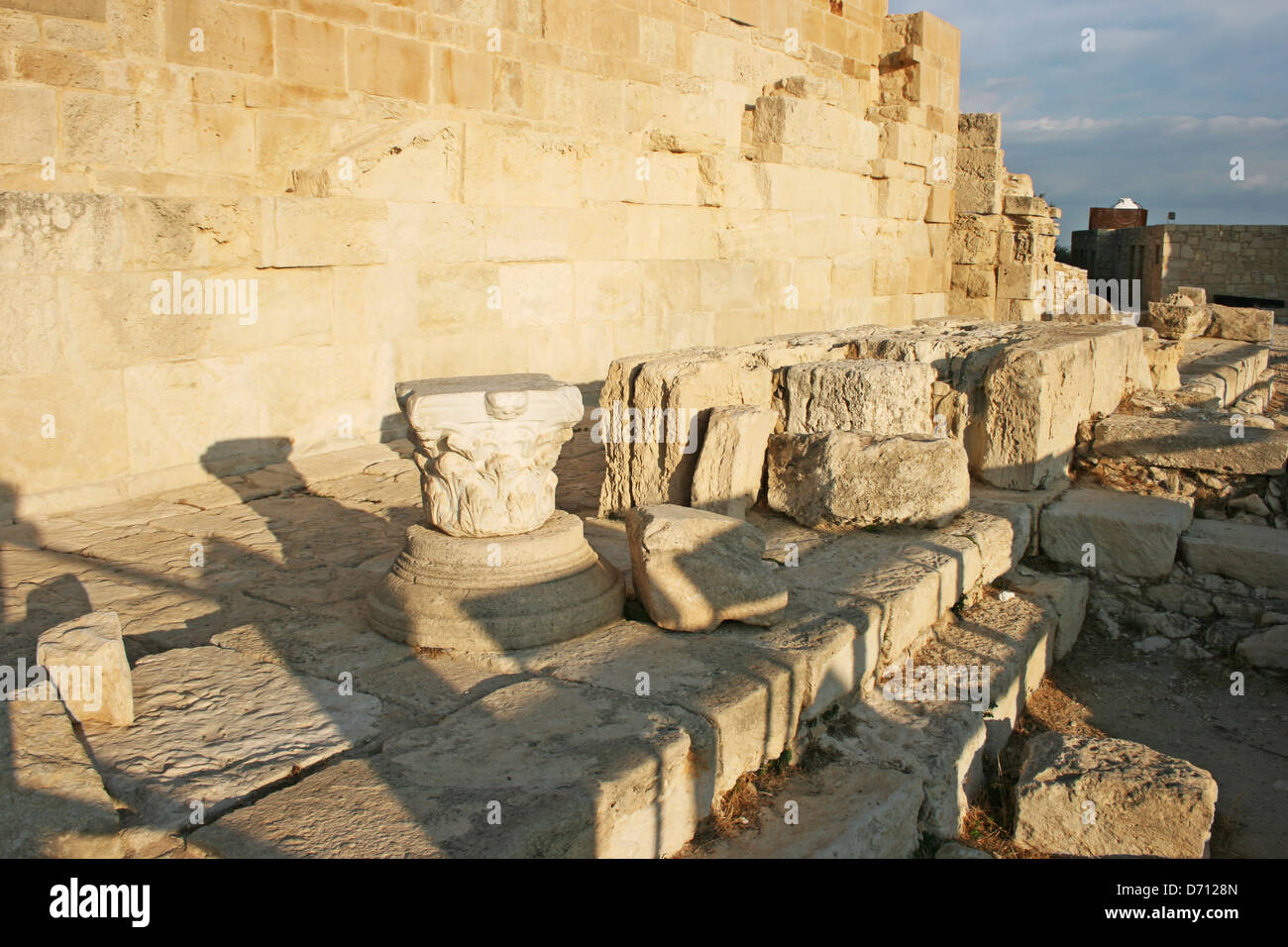 Ruines de Kourion, Chypre. Banque D'Images