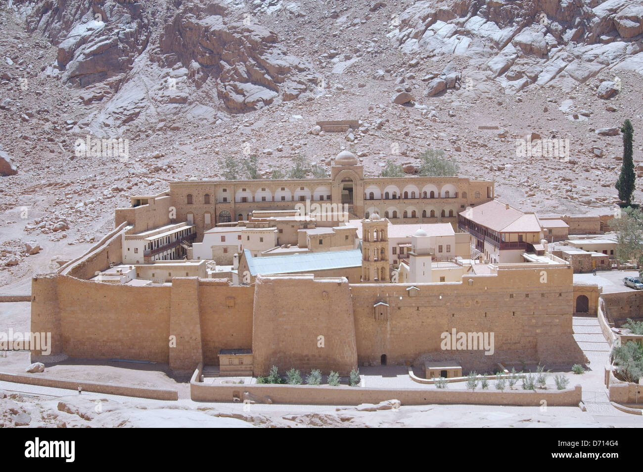 Le Monastère de Sainte Catherine (Catherine), péninsule du Sinaï, Égypte Banque D'Images