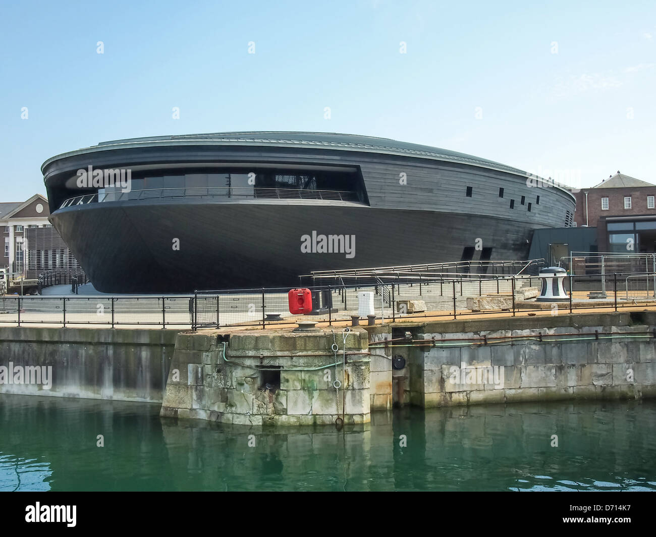 La Mary Rose Museum à Portsmouth Historic Dockyard, Angleterre Banque D'Images