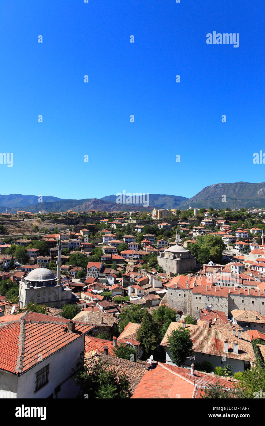 Le paysage urbain de Safranbolu, Karabuk, Turquie Banque D'Images