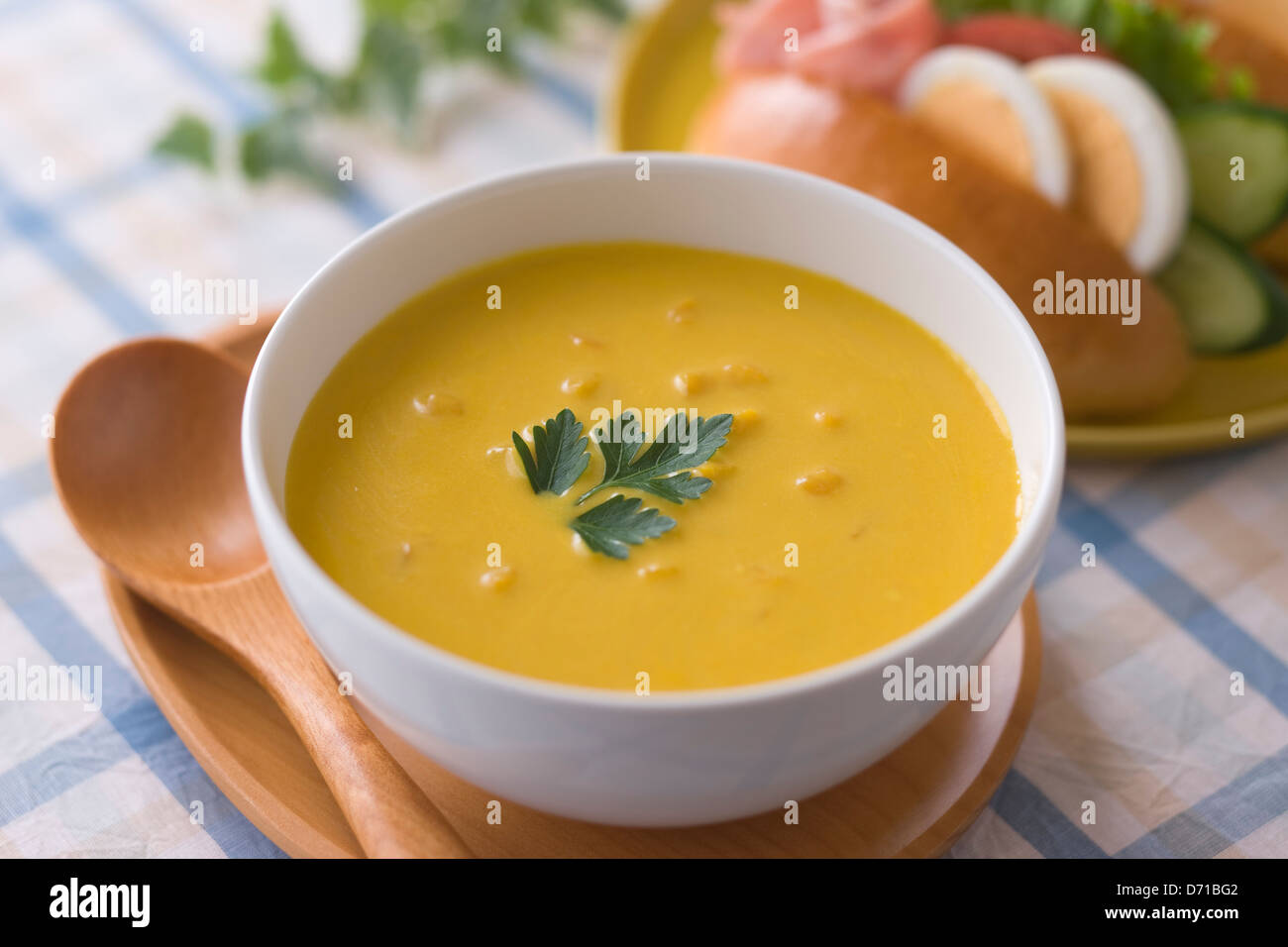Soupe de potiron Banque D'Images
