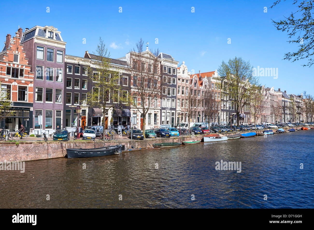 Prinsengracht, Amsterdam, Hollande du Nord, Pays-Bas Banque D'Images