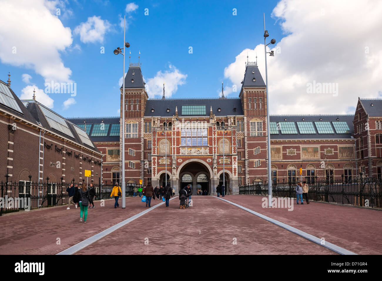 Rijksmuseum, Amsterdam, Hollande du Nord, Pays-Bas Banque D'Images