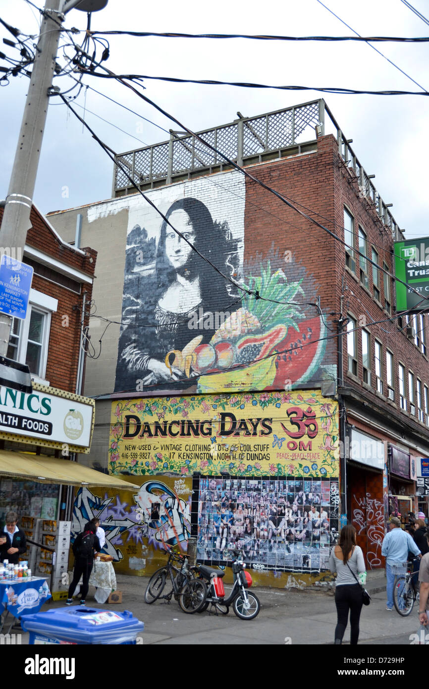 Monalisa dans Kensington Market Banque D'Images