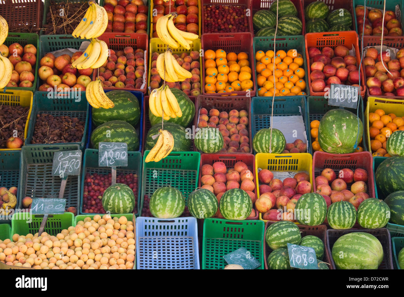 Marché, Tozeur, Tunisie Banque D'Images