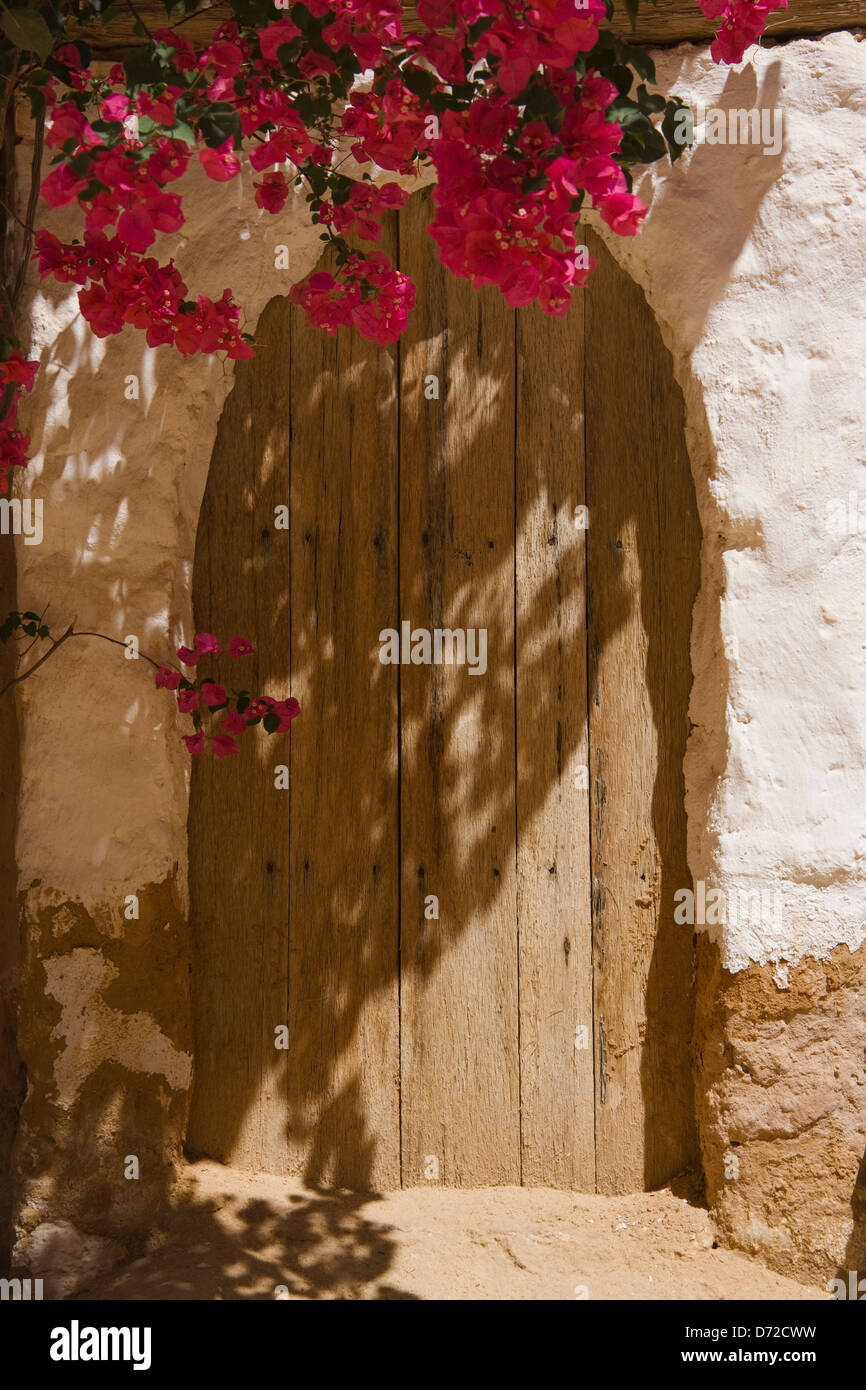 Architecture traditionnelle, Tozeur, Tunisie Banque D'Images