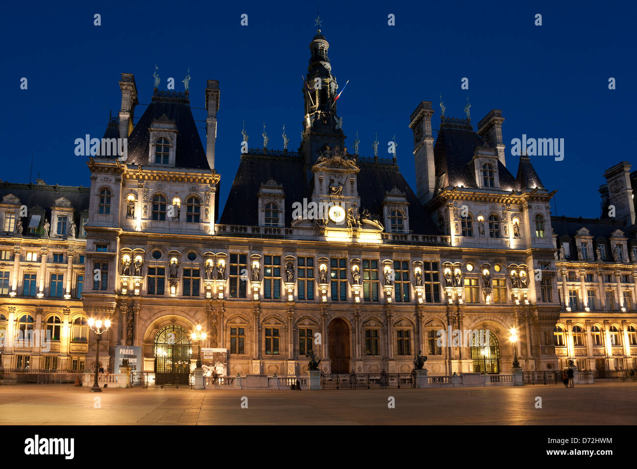 Hotel de Ville, Paris, Ile de France, France Banque D'Images