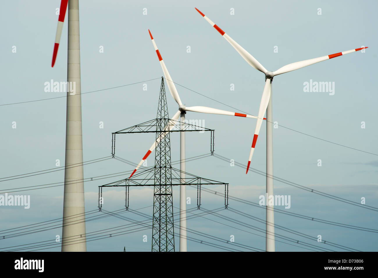 Zehdenick, Allemagne, wind farm Ketzin Banque D'Images