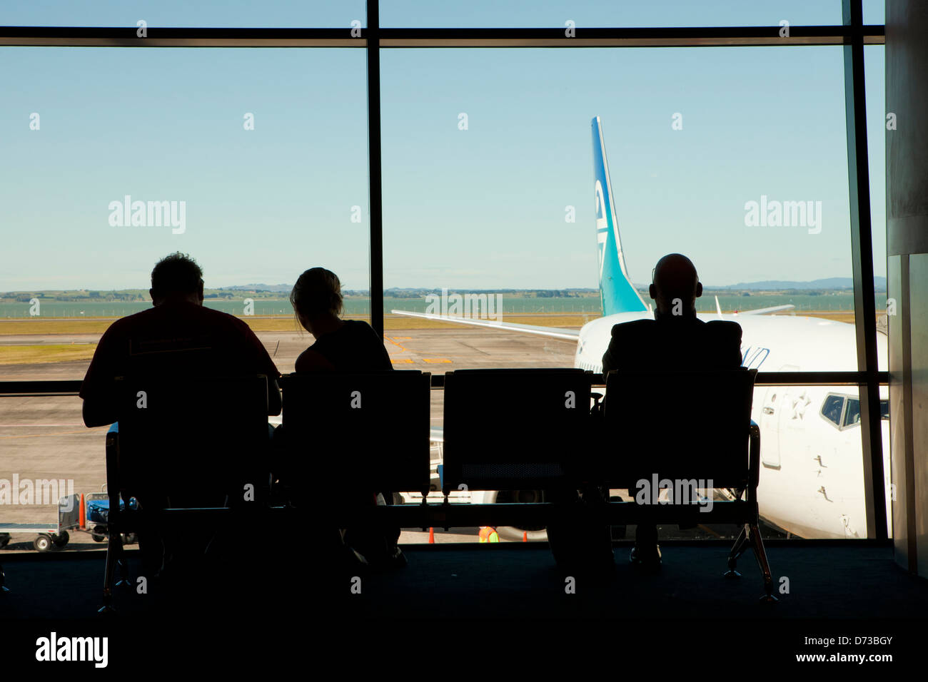 Terminal Domestique de l'aéroport d'Auckland, Auckland, Nouvelle-Zélande Banque D'Images