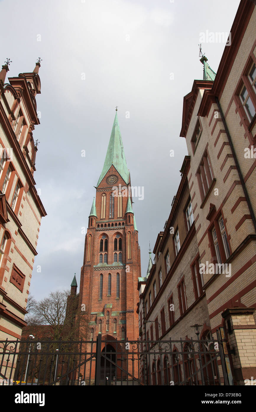 Cathédrale de Schwerin de Schwerin, Mecklenburg-Vorpommern, Allemagne. Banque D'Images