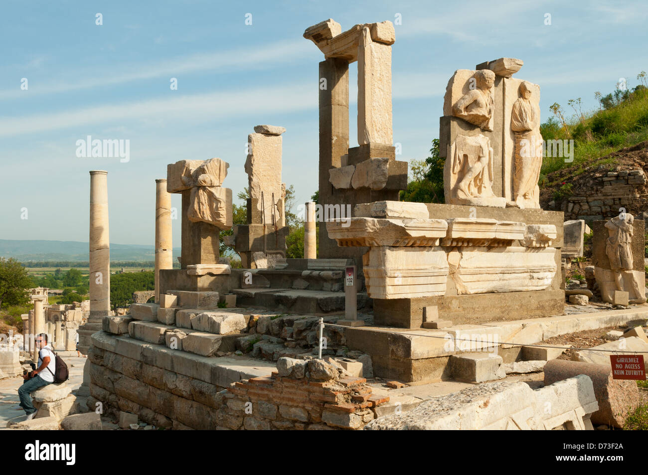 Memius Monument, Ephèse, Selcuk, Izmir, Turquie Banque D'Images