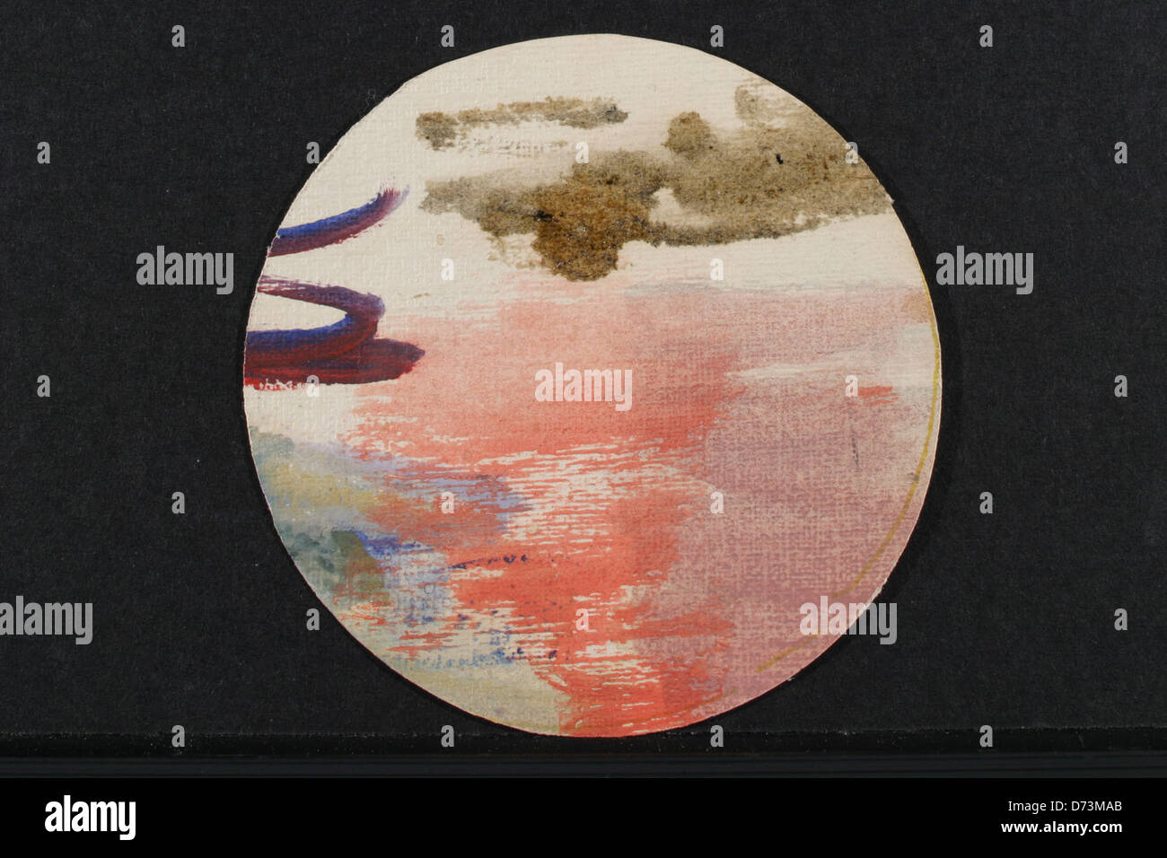 Cette œuvre, intitulée 'microcosmes', créée par Ruth Davidson Abrams, fait partie de la collection du musée de l'Université Yeshiva. La pièce explore les thèmes et la culture juives, reflétant l’accent mis par Davidson Abrams sur l’identité et le patrimoine juifs à travers l’œuvre Banque D'Images