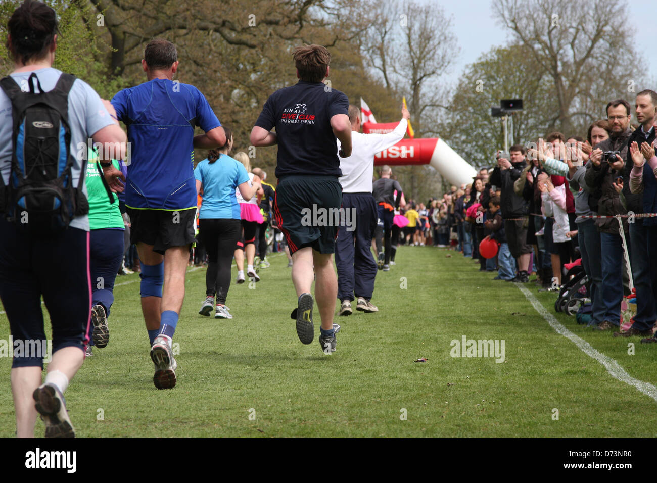 Dimanche 28 avril 2013, Stratford upon Avon, Royaume-Uni. Shakespeare rotatif Marathon et Demi-marathon. Alamy Live News Banque D'Images