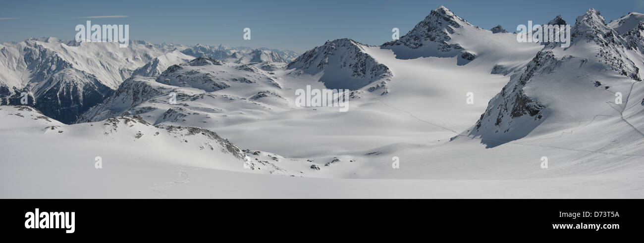 Les beaux jours dans les Alpes, France Banque D'Images