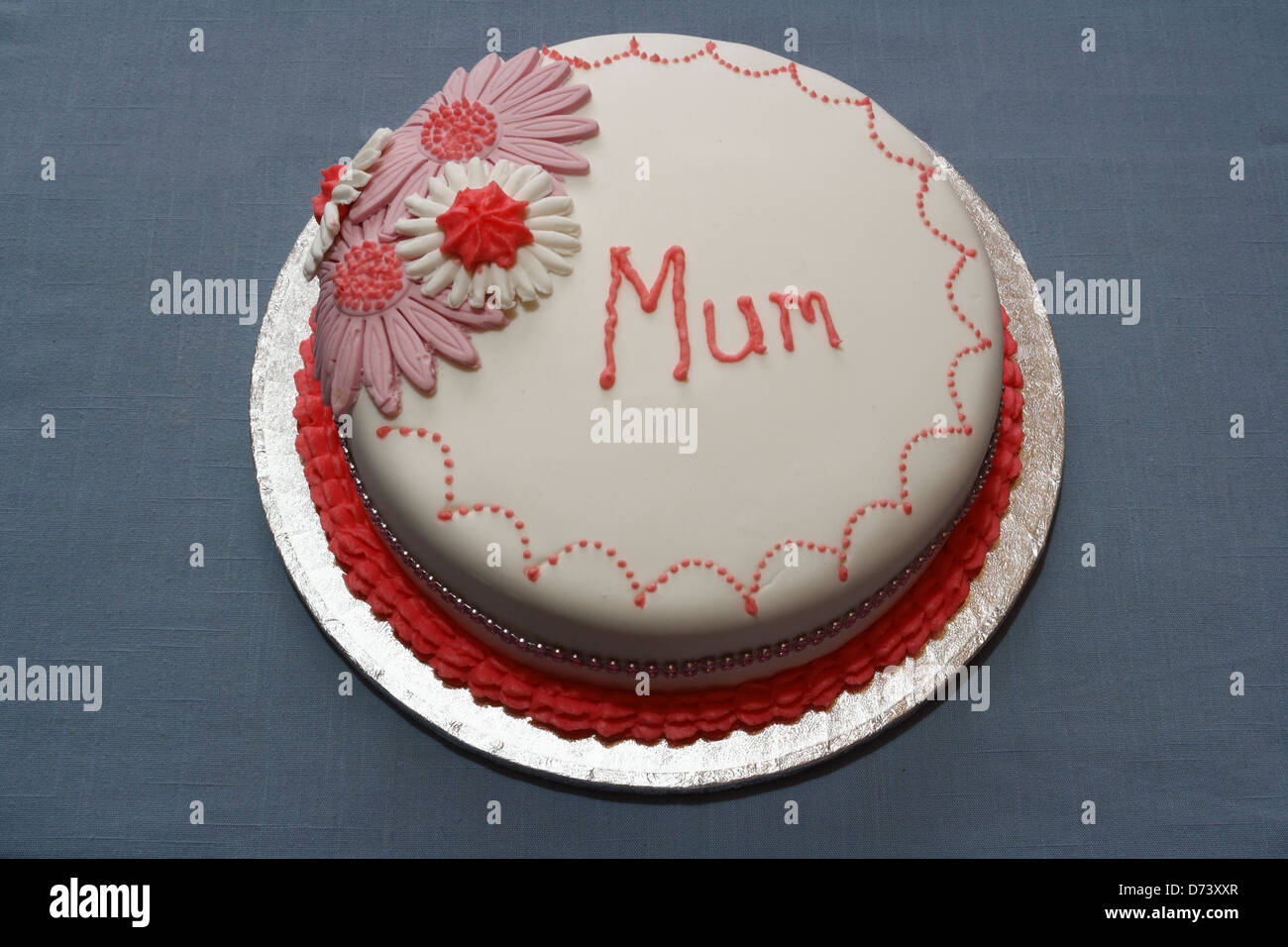 Gâteau d'anniversaire célébration Banque D'Images