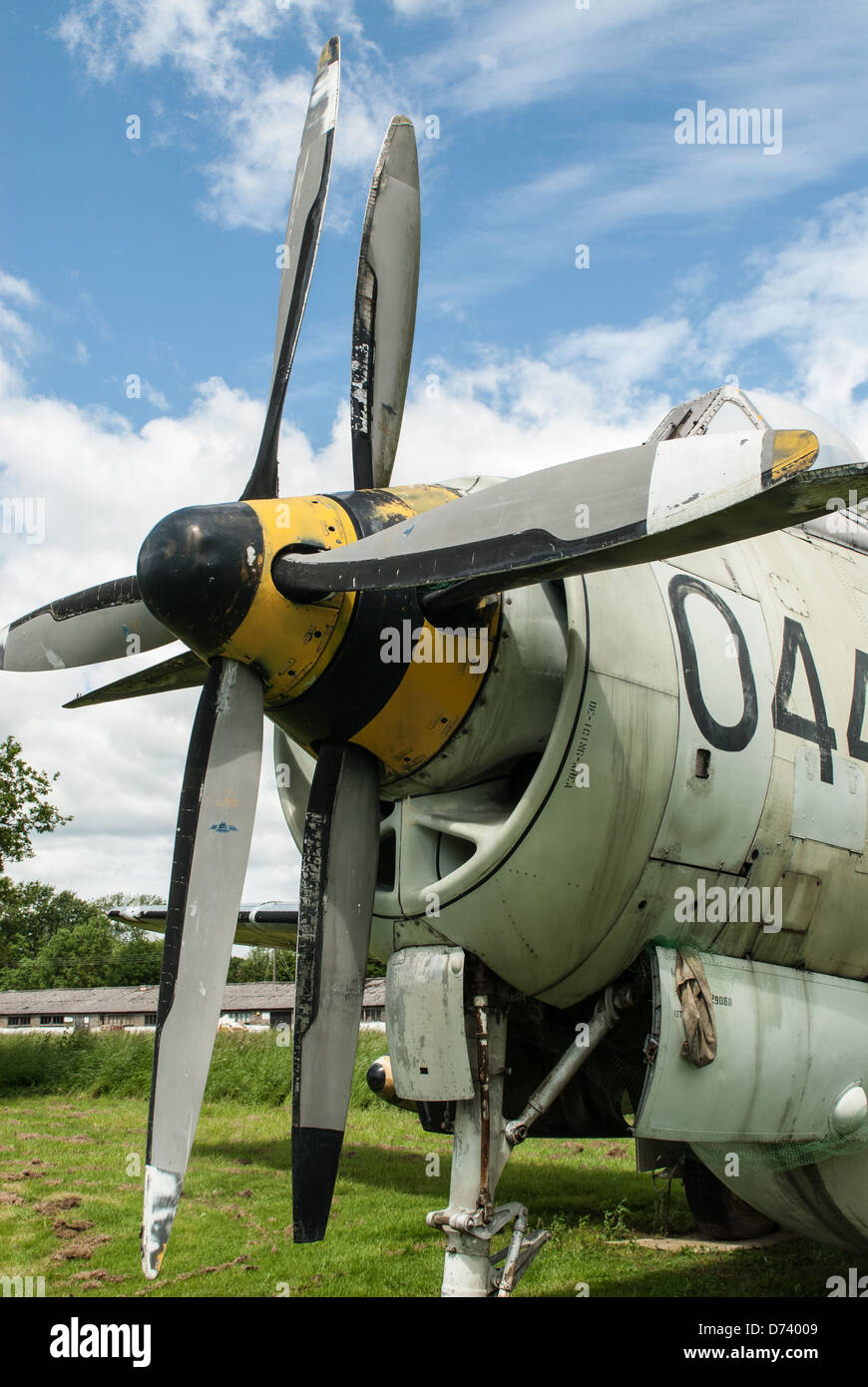 Fairey Gannet la lutte anti-sous-avions basés sur porte-avions Banque D'Images