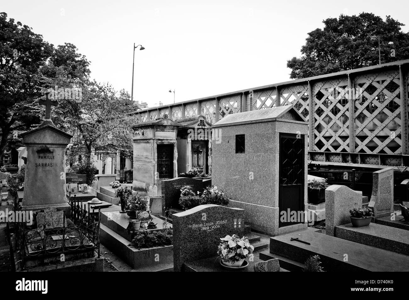 Cimetière Montmarte/ Paris Banque D'Images