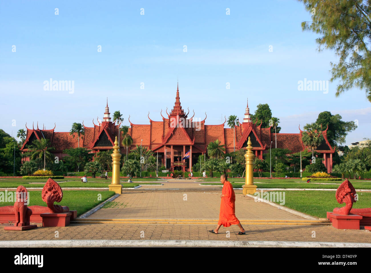 Musée national de CAMBODGE, Phnom Penh Banque D'Images