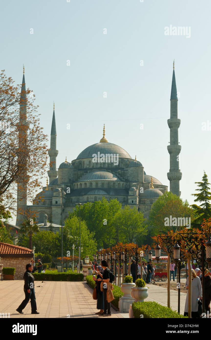La Mosquée Bleue, Sultanahmet, Istanbul, Turquie Banque D'Images