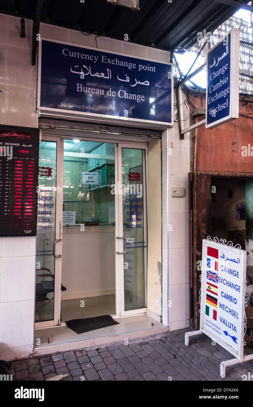 Bureau de change maroc Banque de photographies et d’images à haute ...