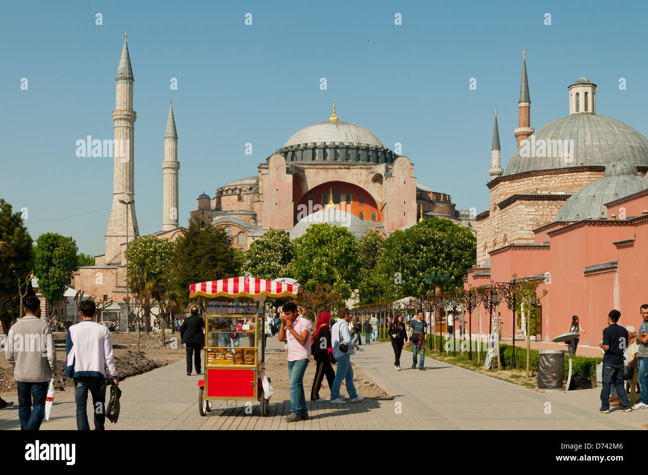 Hagia Sophia, Sultanahmet, Istanbul, Turquie Banque D'Images