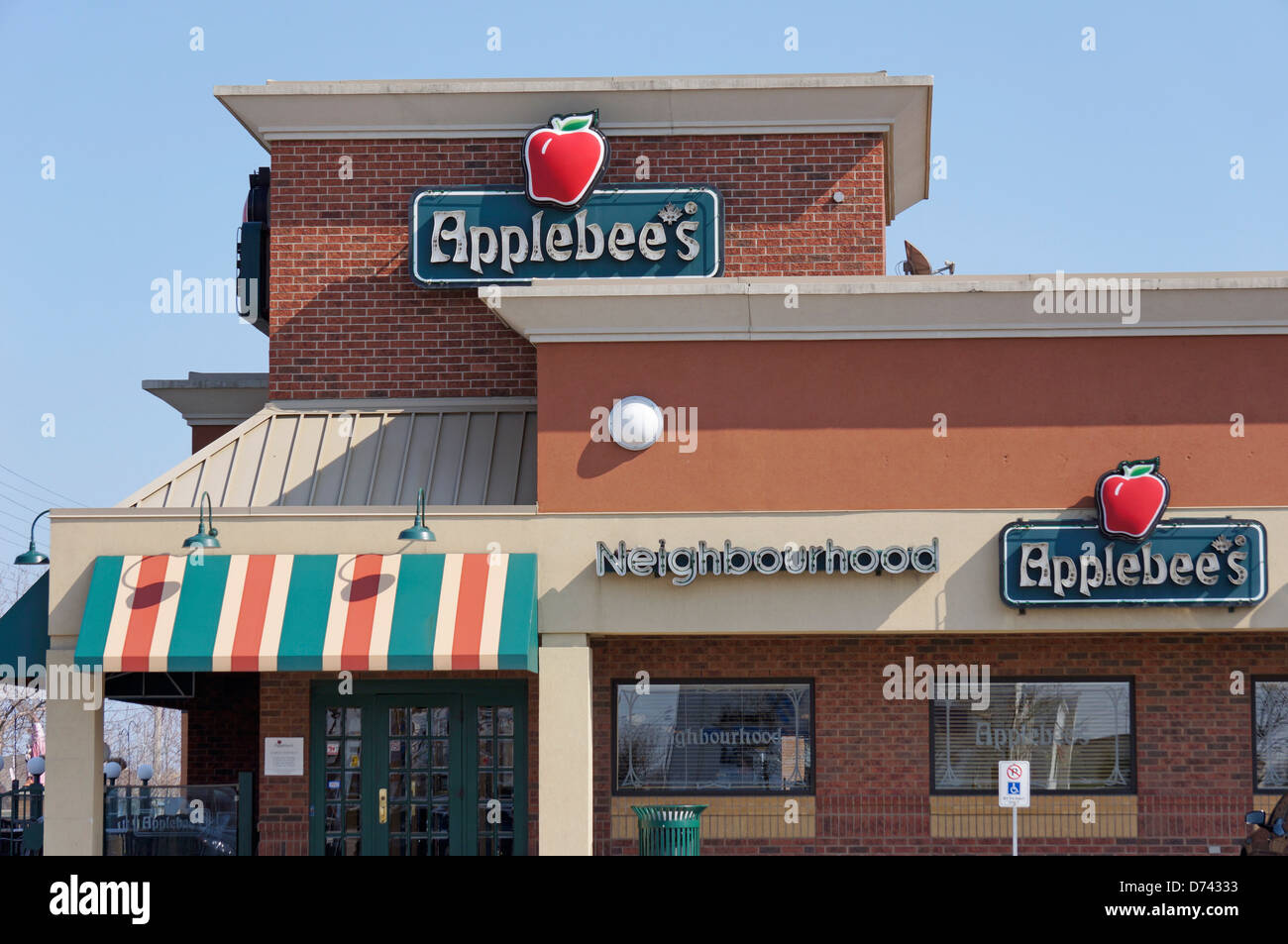 Restaurant Applebee's Bar and Grill, Ontario, Canada Banque D'Images