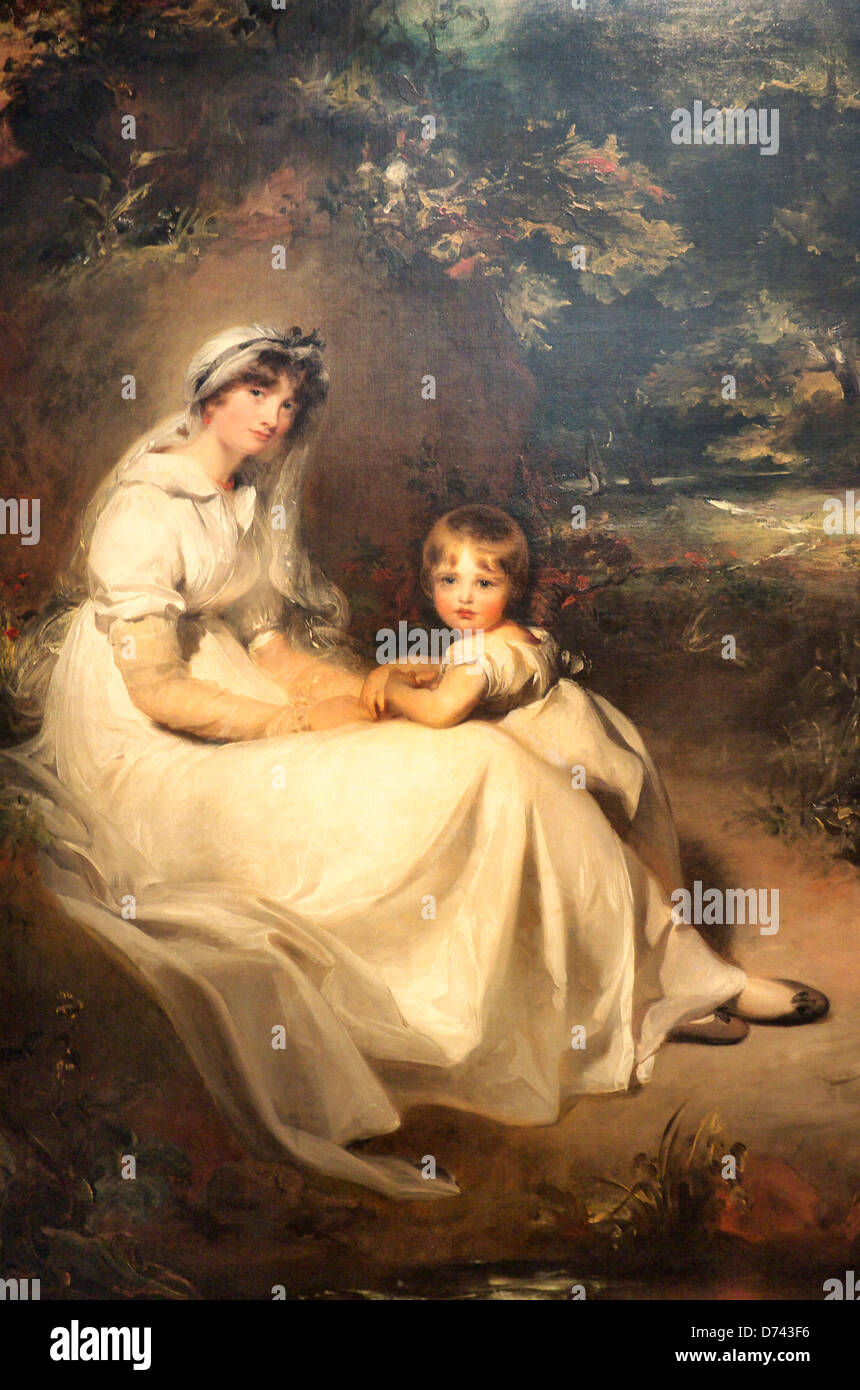 Templetown Lady Mary et son fils aîné de sir Thomas Lawrence Banque D'Images